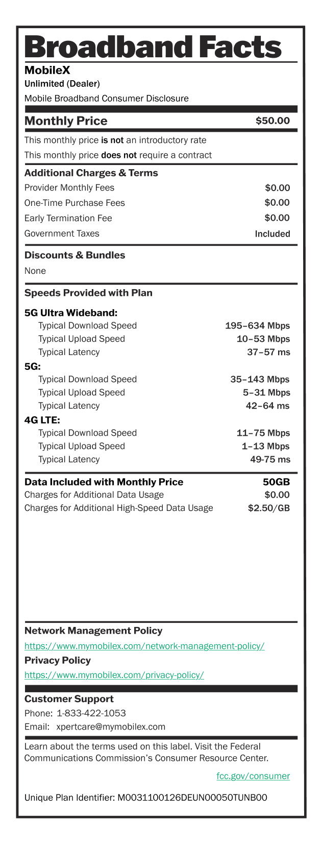 Broadband Facts Mobile